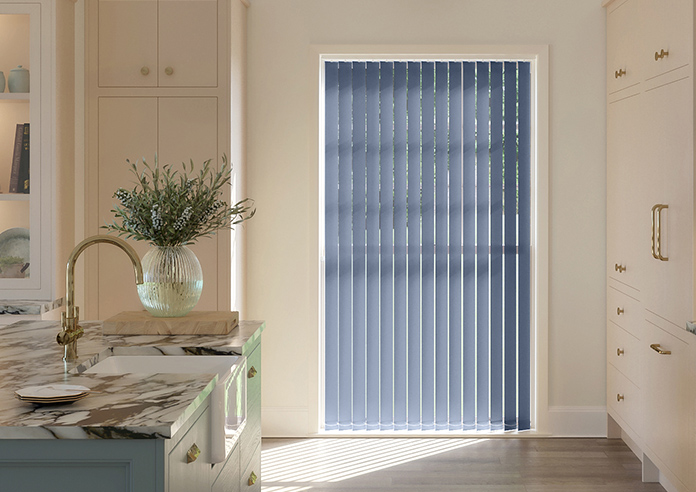 Roma, Deep Blue - Vertical Blind - Image 3